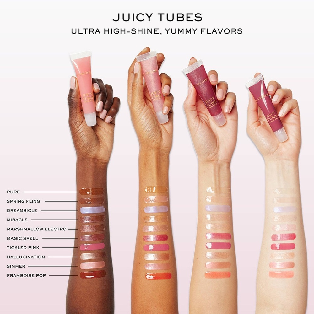 Lancôme Juicy Tubes Ultra Shiny Hydrating Lip Gloss 17 Fraise 0.5 OZ NIB - Picture 5 of 5